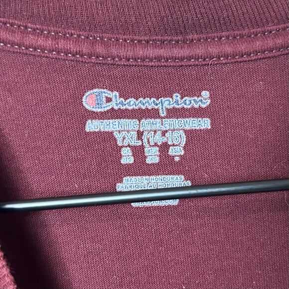 Champion Boston College T-Shirt Short Sleeves Size YXL BC Eagles Crew Neckline - Picture 5 of 9